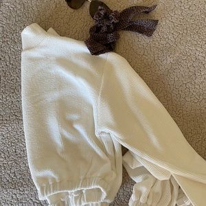 Sabo Skirt Tops - Crop Top Cowl Neck Sweater Sabo Skirt Tops - Crop Top Cowl Neck Sweater